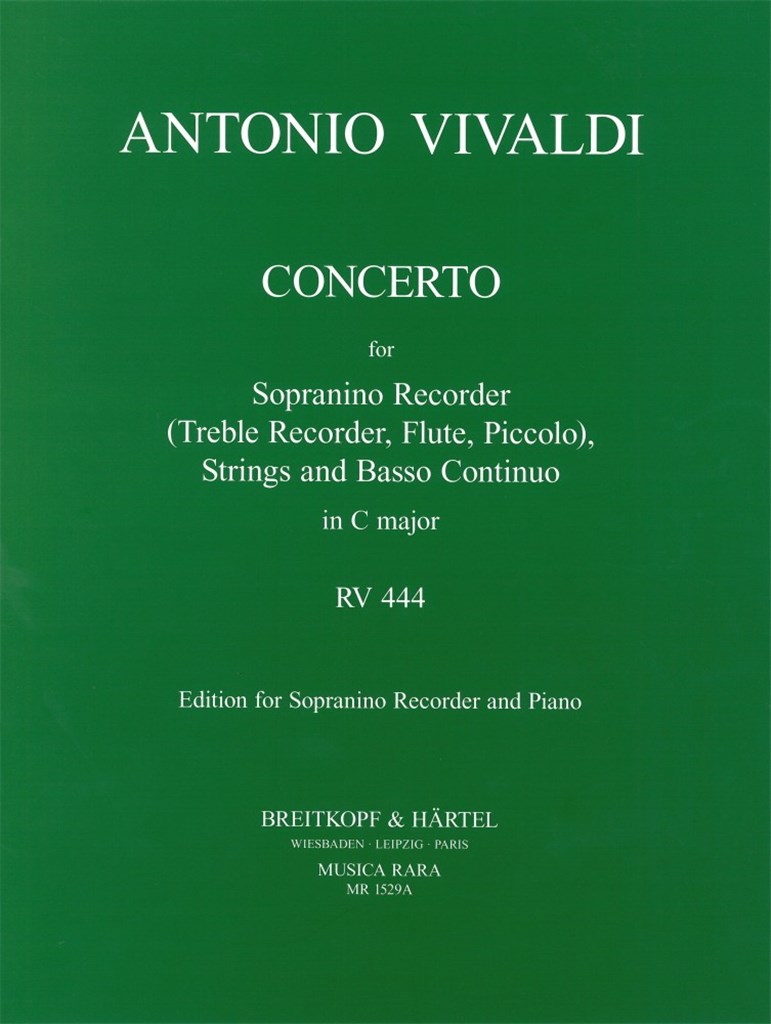 Concerto in C RV 444 für Sopranino, Str, Bc.